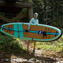 POP BOARD CO Inflatable Paddle Board 11'0 Yacht Hopper Teak/Blue/Mint - SAKSBY.com - Stand Up Paddle Boards - SAKSBY.com