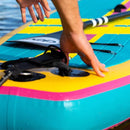 POP BOARD CO Inflatable Paddle Board 11'0 Yacht Hopper Turq/Pink/Ylw - SAKSBY.com - Stand Up Paddle Boards - SAKSBY.com