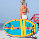 POP BOARD CO Inflatable Paddle Board 11'0 Yacht Hopper Turq/Pink/Ylw - SAKSBY.com - Stand Up Paddle Boards - SAKSBY.com