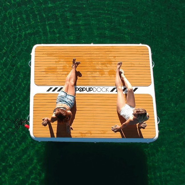 POP BOARD CO Large Inflatable PopUp Dock, 8x7' - SAKSBY.com - Stand Up Paddle Boards - SAKSBY.com