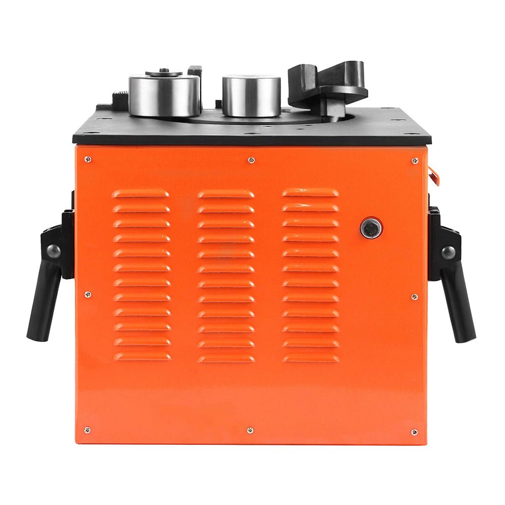 Portable Electric 1 Inch Rebar Metal Conduit Pipe Tube Bender W/ Foot Switch (96712584) - SAKSBY.com - Back View