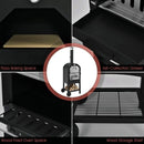 Portable Outdoor Wood Fired Pizza Oven W/ Pizza Stone & Waterproof Cover (SAK82635) - Sasksby Wholesale -Label Parts View