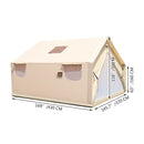 Premium Canvas Frame Fire Water Camping Wall Hunting Tent, 12x14' (92461382) - SAKSBY.com - Yurt Tent - SAKSBY.com