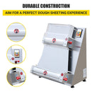 Premium Electric Commercial Pizza Dough Roller Pastry Sheeter Press Machine, 16" Demonstration View