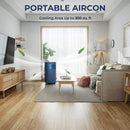 Premium Freestanding AC Unit With Remote Control, 10K BTU (SAK41642) - Saksby Wholesale - Cooling Area View