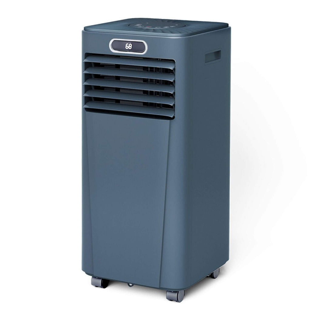 Premium Freestanding AC Unit With Remote Control, 10K BTU (SAK41642) - Saksby Wholesale - Front Left View