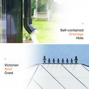 Premium Outdoor Polycarbonate Greenhouse With Aluminum Frame And Double Swing Doors, 14x10x9FT (93841752) Zoom Parts View