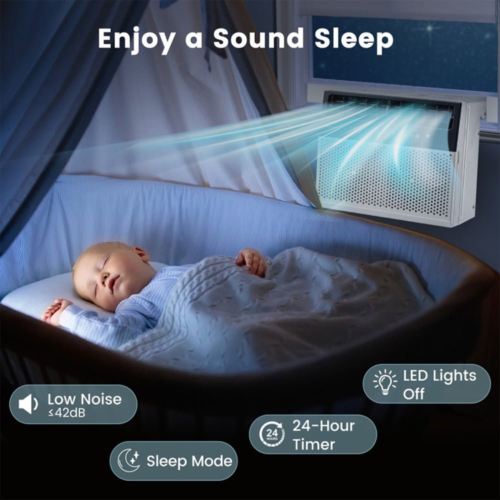 Premium Window Room Air Conditioner Unit With Remote, 6000/8000 BTU (95463172) - SAKSBY.com - Air Conditioners - SAKSBY.com