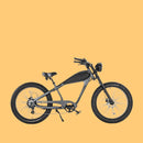 REVI BIKES Cheetah Café Racer 48V/17.5AH 750W Fat Tire All Terrain Ebike, 26'' (94028397) - SAKSBY.com - Side View