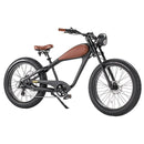 REVI BIKES Cheetah Café Racer 48V/17.5AH 750W Fat Tire All Terrain Ebike, 26'' (94028397) - SAKSBY.com - Side View