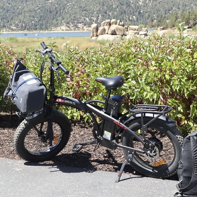 REVI BIKES Rebel 48V13Ah 500W Folding Fat Tire Electric Bike, 20'' - SAKSBY.com - Electric Bicycles - SAKSBY.com