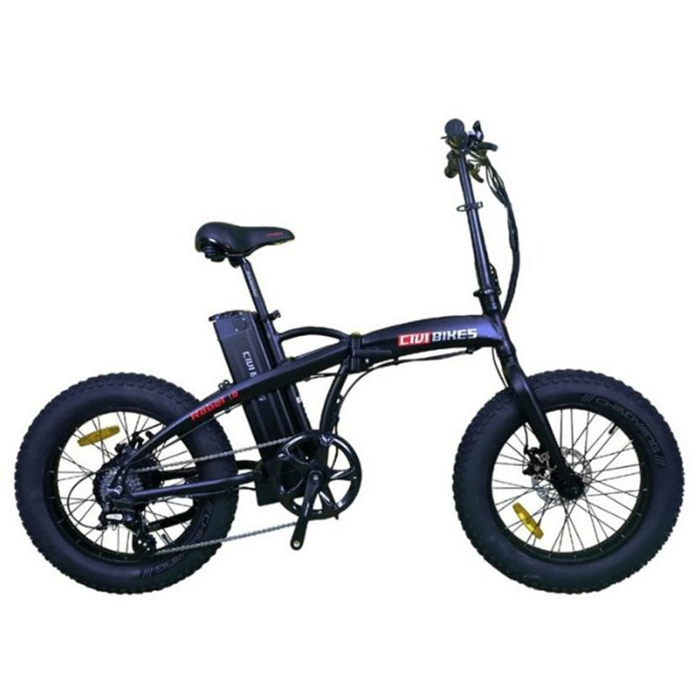 REVI BIKES Rebel 48V/13Ah 500W Folding Fat Tire Electric Bike, 20'' - SAKSBY.com - Electric Bicycles - SAKSBY.com