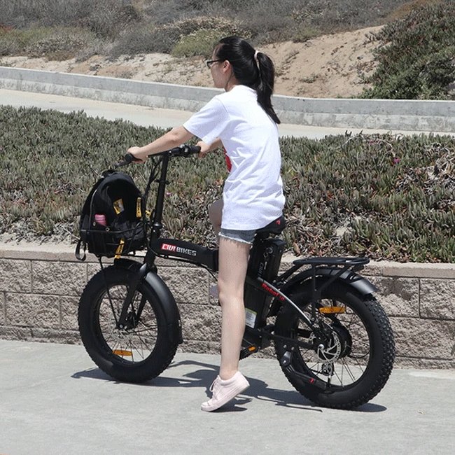 REVI BIKES Rebel 48V13Ah 500W Folding Fat Tire Electric Bike, 20'' - SAKSBY.com - Electric Bicycles - SAKSBY.com