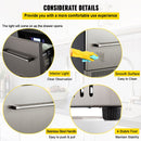 Small Double Drawer Stainless Steel Built-In Undercounter Beverage Refrigerator, 5.1 Cu.Ft. (98450273) - Zoom Parts View