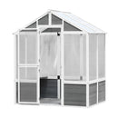 SNG Outdoor Walk-In Polycarbonate Garden Greenhouse With Drain Holes, 4x6FT (94251873) - SAKSBY.com - Greenhouses - SAKSBY.com