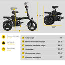 SOHAMO A2 48V 12/16AH Foldable Electric Bicycle (94617253) - SAKSBY.com - Electric Bicycles - SAKSBY.com