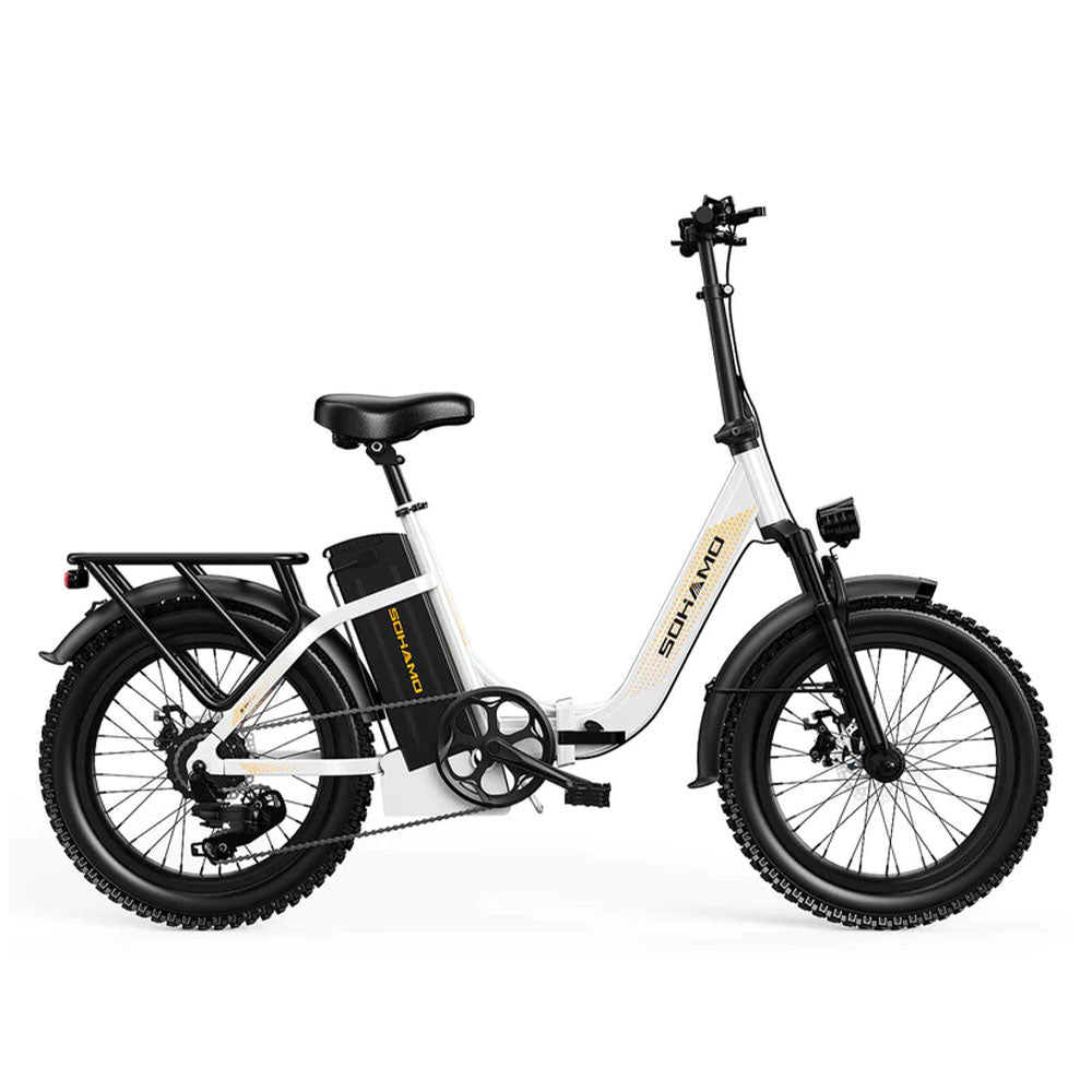 SOHAMO S3 48V 15/50AH Step-Thru Folding Electric Bike (95837251) - SAKSBY.com - Electric Bicycles - SAKSBY.com