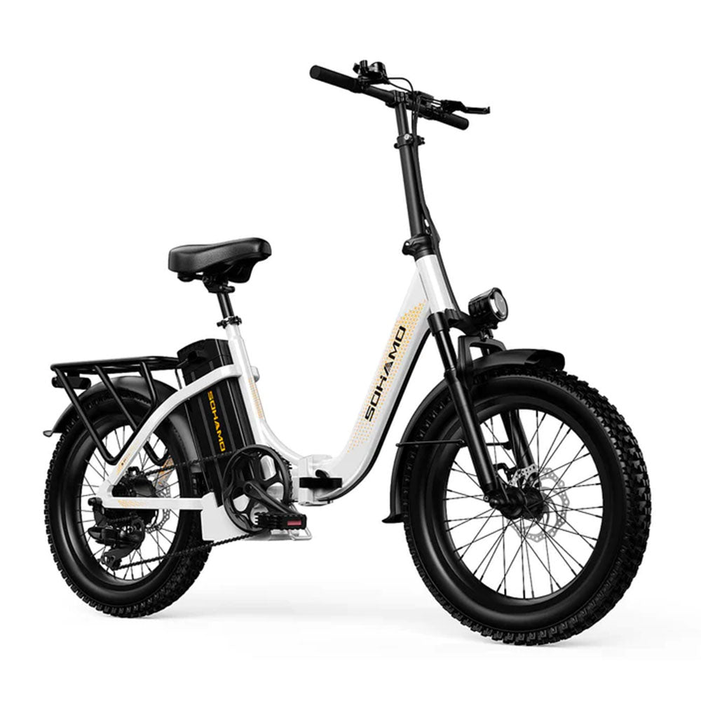 SOHAMO S3 48V 15/50AH Step-Thru Folding Electric Bike (95837251) - SAKSBY.com - Electric Bicycles - SAKSBY.com