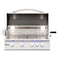 SUMMERSET Sizzler Pro 4-Burner Built-In Propane Gas Grill W/ Rear Infrared Burner, 32" (SIZPRO32-LP) - SAKSBY.com -Front View