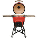 VISION GRILL C-Series Heavy Duty Red Ceramic Kamado Grill, 47" - SAKSBY.com - SAKSBY.com