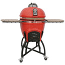 VISION GRILL C-Series Heavy Duty Red Ceramic Kamado Grill, 47" - SAKSBY.com - SAKSBY.com