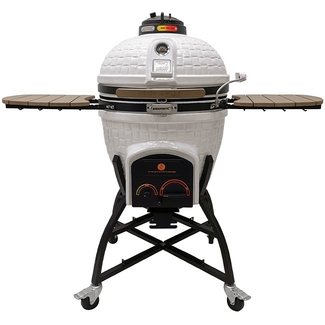 VISION GRILLS XR402 Deluxe Professional Ceramic Kamado, 47" - SAKSBY.com - BBQ Grills - SAKSBY.com