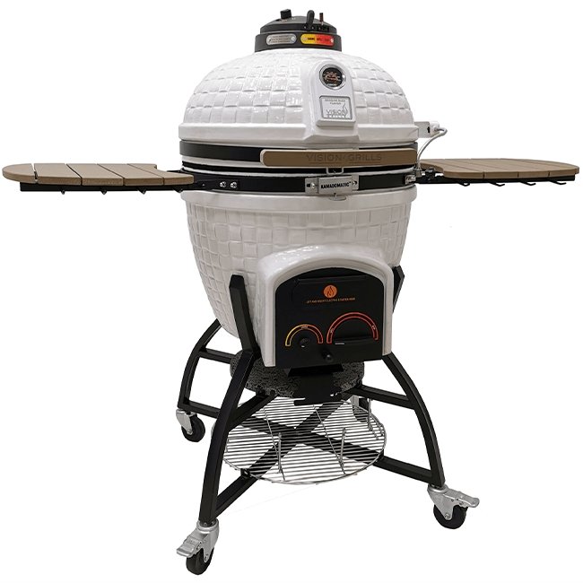 VISION GRILLS XR402 Deluxe Professional Ceramic Kamado, 47" - SAKSBY.com - BBQ Grills - SAKSBY.com