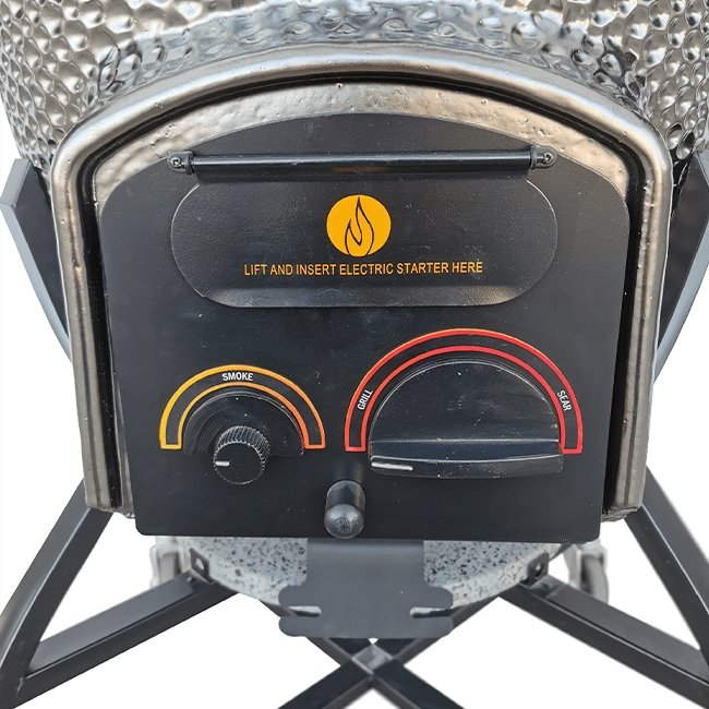 VISION GRILLS XR402 Deluxe Professional Ceramic Kamado, 47" - SAKSBY.com - BBQ Grills - SAKSBY.com