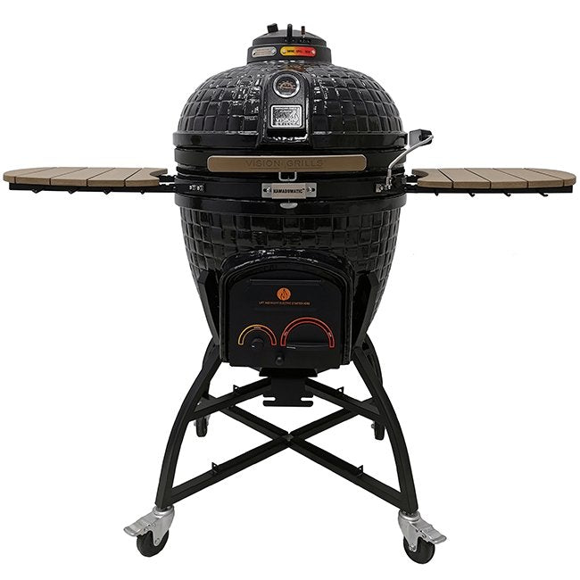 VISION GRILLS XR402 Deluxe Professional Ceramic Kamado, 47" - SAKSBY.com - BBQ Grills - SAKSBY.com
