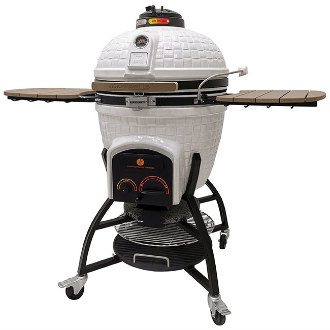 VISION GRILLS XR402 Deluxe Professional Ceramic Kamado, 47" - SAKSBY.com - BBQ Grills - SAKSBY.com