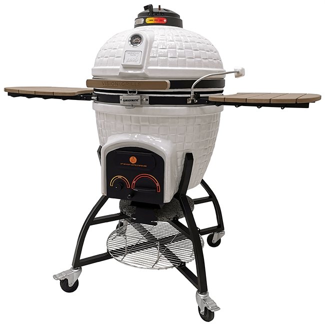 VISION GRILLS XR402 Deluxe Professional Ceramic Kamado, 47" - SAKSBY.com - BBQ Grills - SAKSBY.com