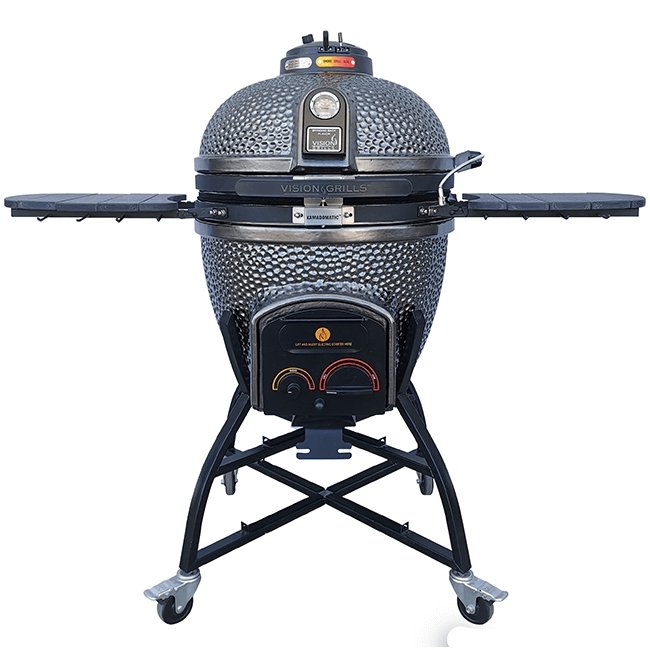 VISION GRILLS XR402 Deluxe Professional Ceramic Kamado, 47" - SAKSBY.com - BBQ Grills - SAKSBY.com