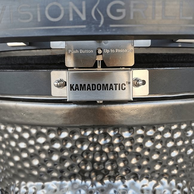 VISION GRILLS XR402 Deluxe Professional Ceramic Kamado, 47" - SAKSBY.com - BBQ Grills - SAKSBY.com