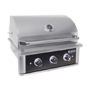 WILDFIRE OUTDOOR LIVING Ranch Pro 304 Stainless Steel Propane Gas Grill, 30" Side View