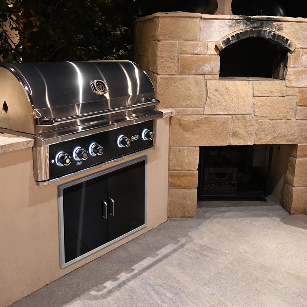 WILDFIRE OUTDOOR LIVING Ranch Pro 304 Stainless Steel Propane Gas Grill, 42" (WF-PRO42G-RH-LP) (97150263) -Demonstration View