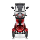 ZVG 600W 60V/20AH Four-Wheel Electric Elderly Handicap Adult Mobility Travel Scooter W/ Cover (95716483) - Front View