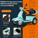 ZVG Heavy Duty 800W 60V/20AH Four Wheel All-Terrain Travel Mobility Scooter For Adults And Seniors, 500LB Parts View