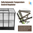 [06X08FT] Heavy Duty Outdoor Polycarbonate Greenhouse With Fully Automatic Temperature Control Vent (SAK51892) - Saksby Wholesale - Automatic Temparature Control Regulator