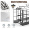 [06X08FT] Heavy Duty Outdoor Polycarbonate Greenhouse With Fully Automatic Temperature Control Vent (SAK51892) - Saksby Wholesale - Selected Material