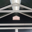 [06x08FT] Outdoor Resin Patio Garden Shed With Floor, 2 Windows, And Lockable Doors (SAK54953) - Saksby Wholesale - Roof Supports