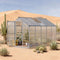 Large Walk-In Backyard Greenhouse With Rainwater Collection System And Roof Vent (SAK93581) - Saksby Wholesale - Dessert View