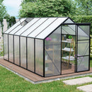 [06X12FT] Heavy Duty Black Polycarbonate Greenhouse With Raised Base And Anchor (SAK92451) - Saksby Wholesale - Lifestyle Image