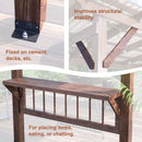 [06X13FT] Alora Durable Outdoor Hardtop BBQ Grill Shelter Gazebo With Shelves (SAK65420) - Saksby Wholesale - Features