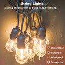 [06X13FT] Alora Durable Outdoor Hardtop BBQ Grill Shelter Gazebo With Shelves (SAK65420) - Saksby Wholesale - String Lights Features