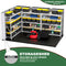 [07X10FT] Heavy Duty Weather-Resistant Polypropylene Storage Shed With Floor And Reinforced Steel Frame (SAK67455) - Saksby Wholesale - Building Block Design