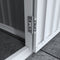 [08X10FT] Outdoor Garden Tool Shed With Thickened Galvanized Steel, Sloped Roof, Vents And Double Lockable Doors (SAK66582) - Saksby Wholesale - Hinge