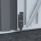 [08X10FT] Outdoor Garden Tool Shed With Thickened Galvanized Steel, Sloped Roof, Vents And Double Lockable Doors (SAK66582) - Saksby Wholesale - Lock