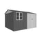 [08X10FT] Outdoor Garden Tool Shed With Thickened Galvanized Steel, Sloped Roof, Vents And Double Lockable Doors (SAK66582) - Saksby Wholesale - White Background