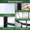 [08X12FT] Large Outdoor Heavy Duty Polycarbonate Walk-In Greenhouse With Double Swing Doors And Two Ventilation Windows (SAK73651) - Saksby Wholesale - Materials