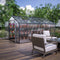 [08X12FT] Large Outdoor Heavy Duty Polycarbonate Walk-In Greenhouse With Double Swing Doors And Two Ventilation Windows (SAK73651) - Saksby Wholesale - Outdoor Lifestyle